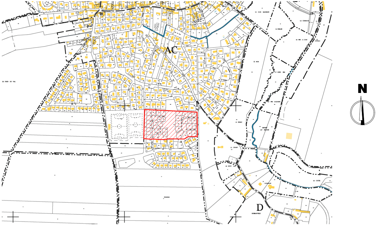 Plan localisation Thaon
