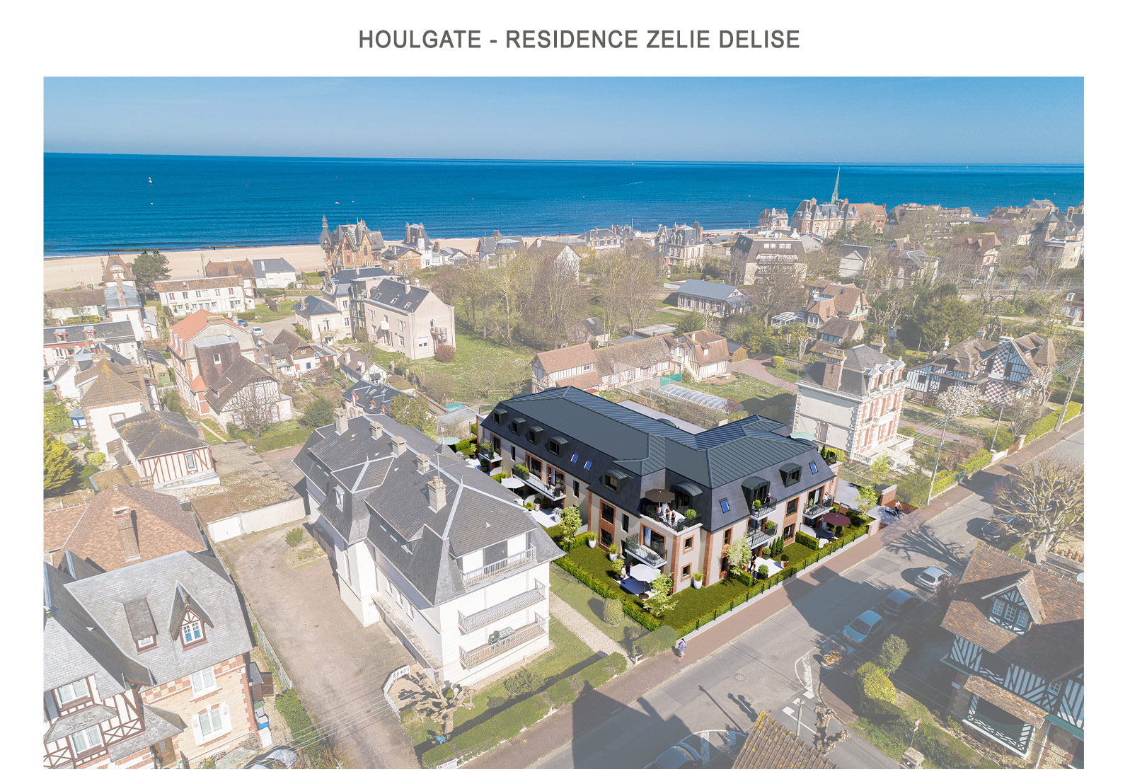 Plan situation Résidence Zelie Delise à Houlgate