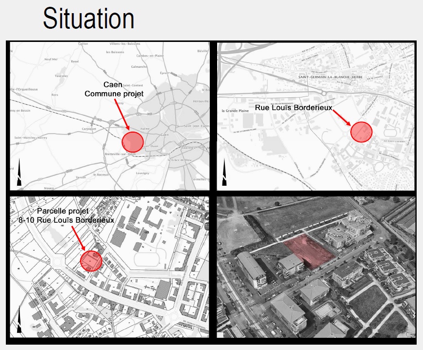 Plan localisation Villas borderieux