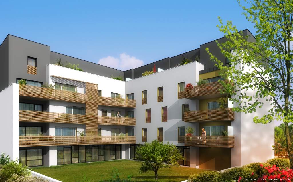 Plan masse Le Point Carré à Caen
