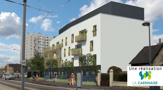 Photo 1 Programme Immobilier Neuf à Caen - Le Point Carré - Investissement Locatif - Citizim